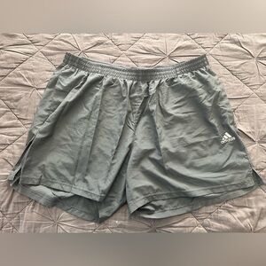 Adidas Mens Own the Run 5” Shorts XXL Gray
